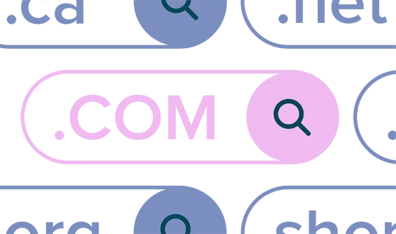 Domain names graphic