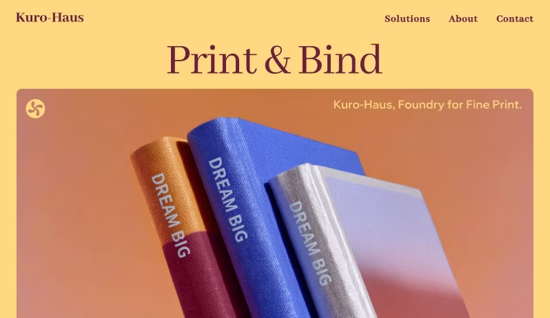 Books wix website