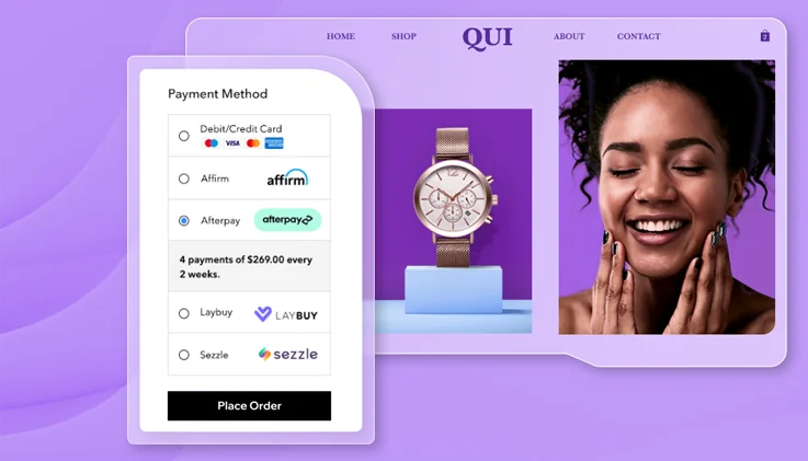 Multiple payment options for customers